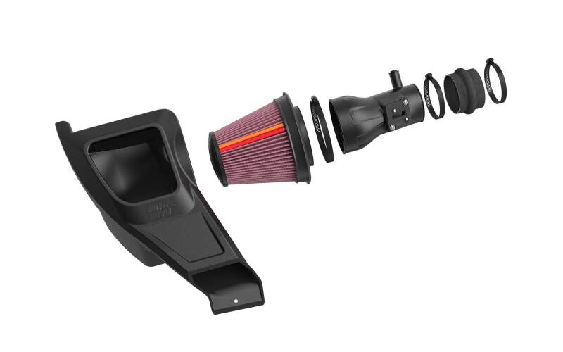 K&N 2025 Ford Bronco 2.3L NextGen Cold Air Intake-Cold Air Intakes-Grocery Getter Performance