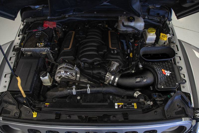 K&N 21-22 Jeep Wrangler JL V8-6.4L AirCharger Performance Intake-Cold Air Intakes-Grocery Getter Performance