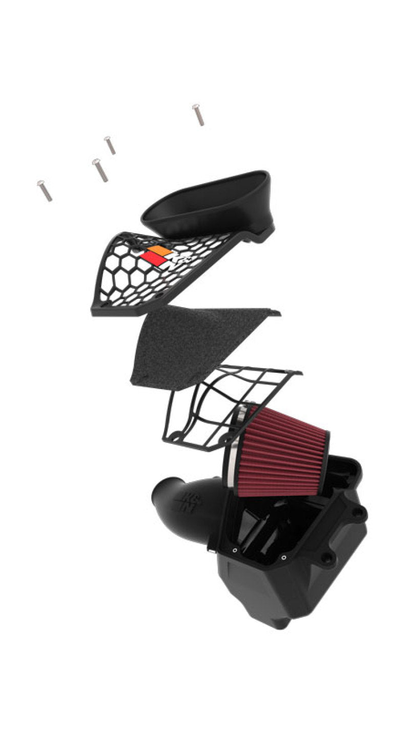 K&N 21-22 Jeep Wrangler JL V8-6.4L AirCharger Performance Intake-Cold Air Intakes-Grocery Getter Performance