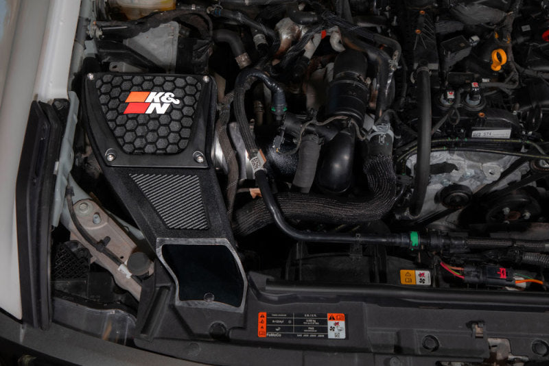 K&N 21-23 Ford Bronco 2.3L L4 Performance Air Intake System-Cold Air Intakes-Grocery Getter Performance