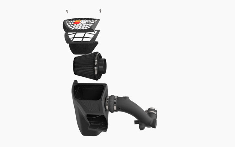 K&N 21-23 Ford Bronco 2.3L L4 Performance Air Intake System-Cold Air Intakes-Grocery Getter Performance
