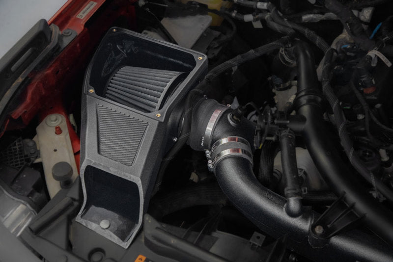 K&N 21-23 Ford Bronco 2.7L V6 F/I DRYFLOW Performance Air Intake System-Cold Air Intakes-Grocery Getter Performance