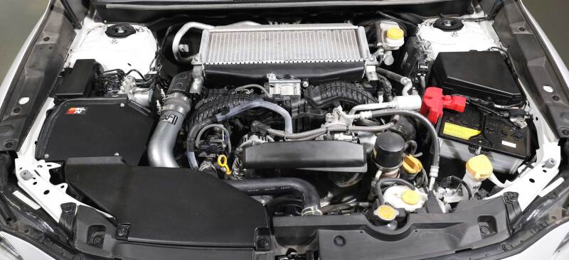 K&N 22-23 Subaru WRX 2.4L H4 Aluminum Charge Pipe Kit - Gunmetal Gray-Turbo Inlets-Grocery Getter Performance