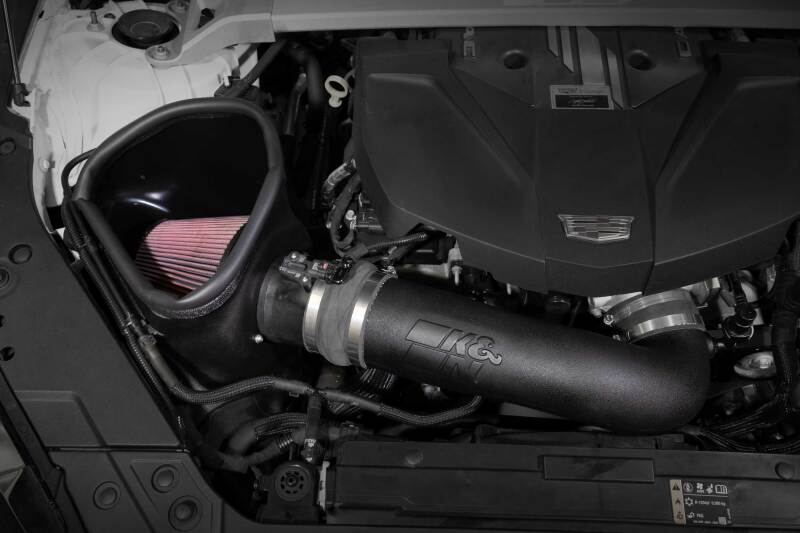 K&N 22-24 Cadillac CT5 6.2L V8 Performance Air Intake System-Cold Air Intakes-Grocery Getter Performance