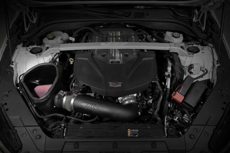 K&N 22-24 Cadillac CT5 6.2L V8 Performance Air Intake System-Cold Air Intakes-Grocery Getter Performance