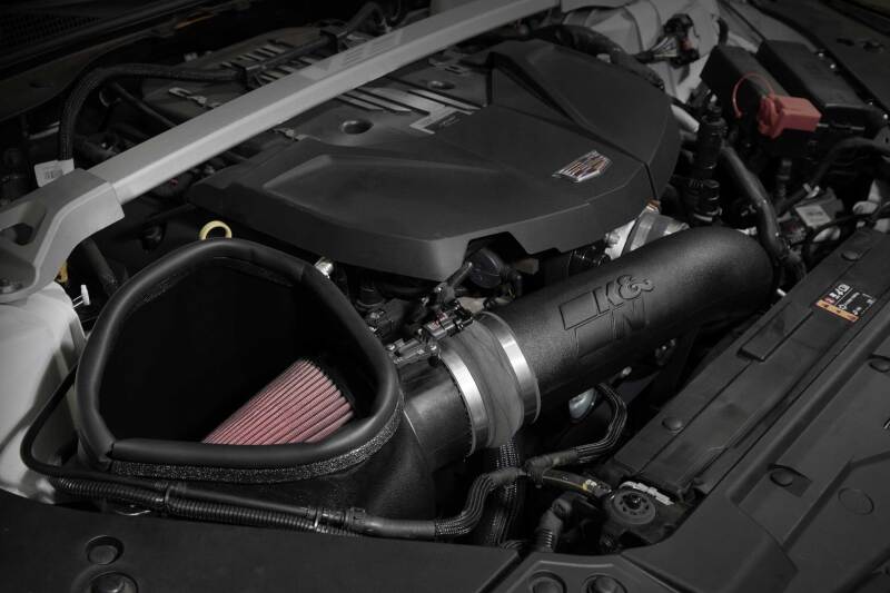K&N 22-24 Cadillac CT5 6.2L V8 Performance Air Intake System-Cold Air Intakes-Grocery Getter Performance