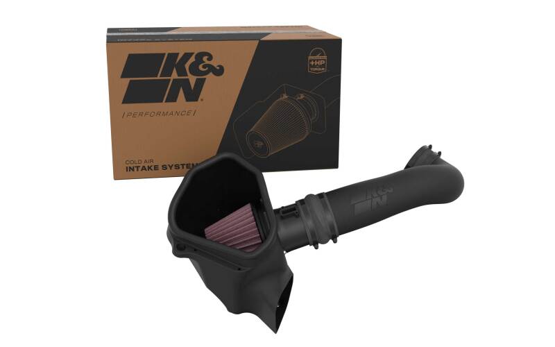 K&N 22-24 Cadillac CT5 6.2L V8 Performance Air Intake System-Cold Air Intakes-Grocery Getter Performance