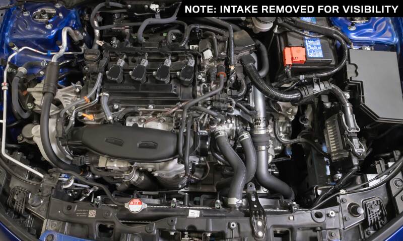 K&N 22-24 Honda Civic 1.5L L4 Aluminum Charge Pipe Kit - Gunmetal Gray-Turbo Inlets-Grocery Getter Performance