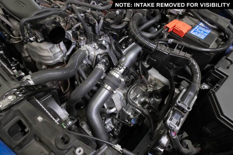 K&N 22-24 Honda Civic 1.5L L4 Aluminum Charge Pipe Kit - Gunmetal Gray-Turbo Inlets-Grocery Getter Performance