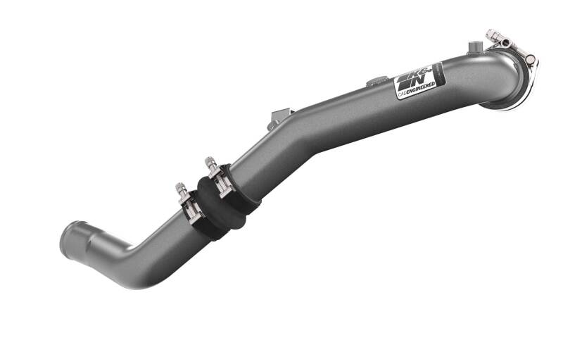 K&N 22-24 Honda Civic 1.5L L4 Aluminum Charge Pipe Kit - Gunmetal Gray-Turbo Inlets-Grocery Getter Performance