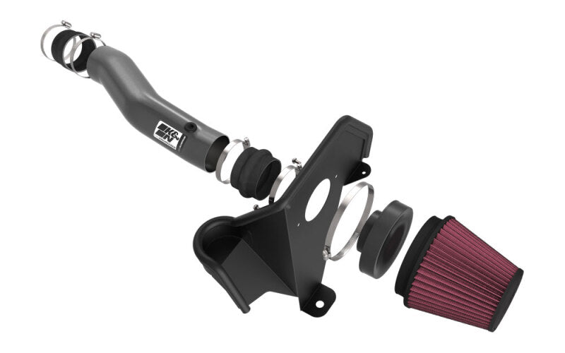 K&N 22-24 Jeep Grand Cherokee L/WL 3.6L V6 Performance Air Intake System-Cold Air Intakes-Grocery Getter Performance