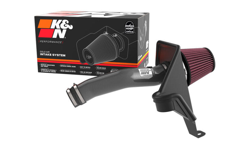 K&N 22-24 Jeep Grand Cherokee L/WL 3.6L V6 Performance Air Intake System-Cold Air Intakes-Grocery Getter Performance