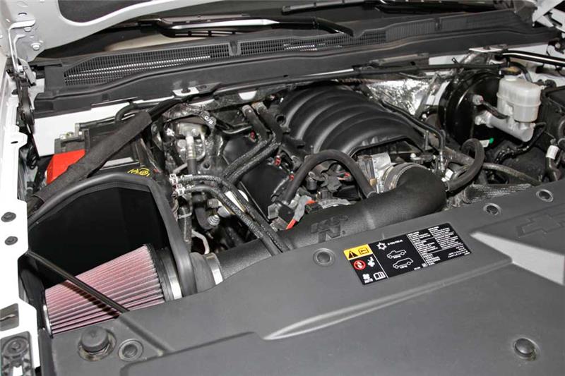 K&N 63 Series AirCharger Performance Intake Kit Chevy/GMC 14-15 Silverado/Sierra 1500 5.3L/6.2L V8-Cold Air Intakes-Grocery Getter Performance