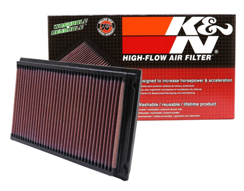K&N 88-08 Nissan 1.8L / 87-05 Nissan/Infiniti 3.0L / 00-09 3.5LDrop In Air Filter-Air Filters - Drop In-Grocery Getter Performance