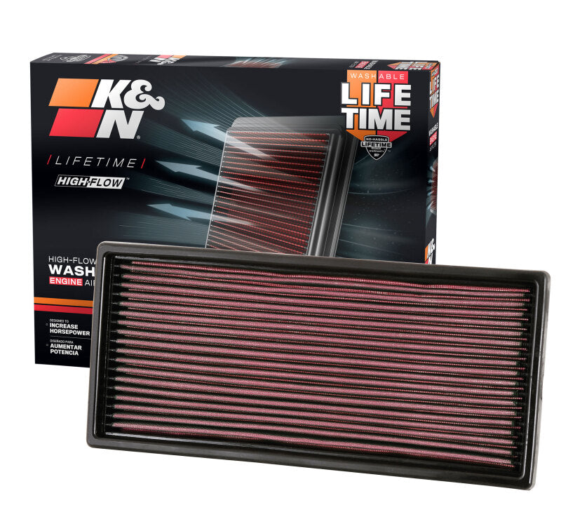 K&N 97-96 Ford 4.9L/5.0L / 87-97 5.8L/7.5L Drop In Air Filter-Air Filters - Drop In-Grocery Getter Performance