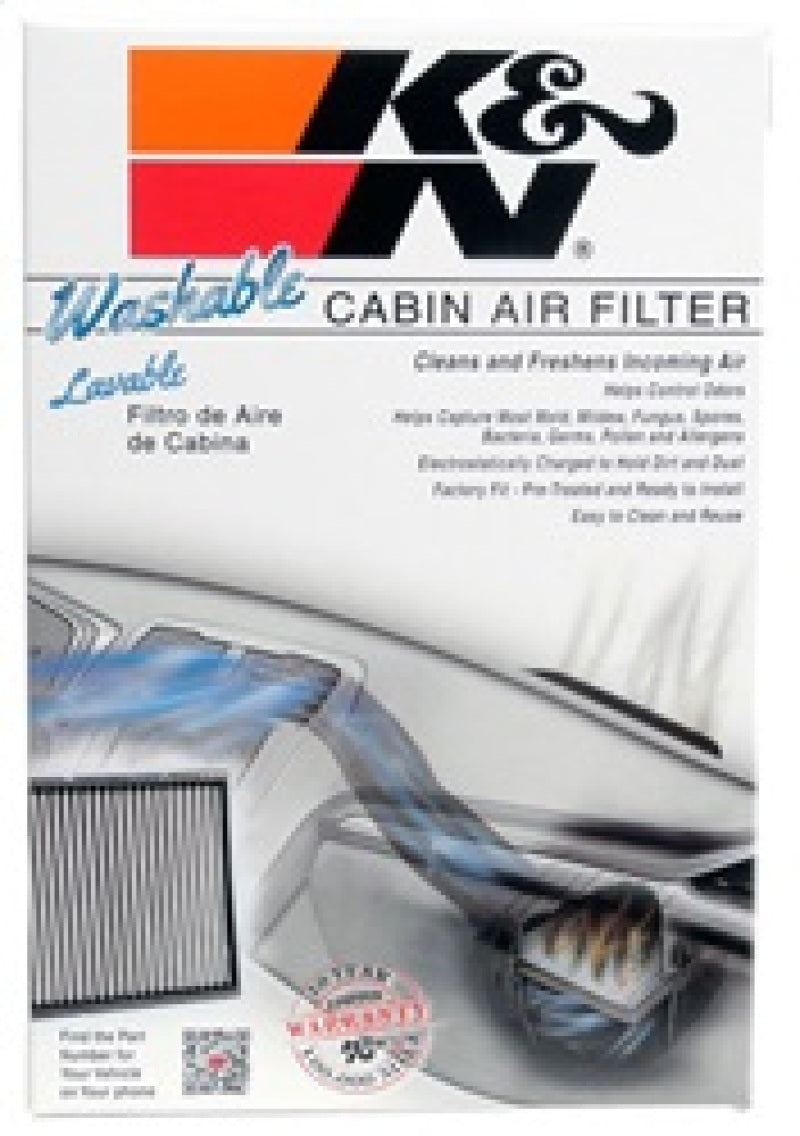 K&N 99-02 GM/Chevy 1500/2500 Cabin Air Filter-Cabin Air Filters-Grocery Getter Performance