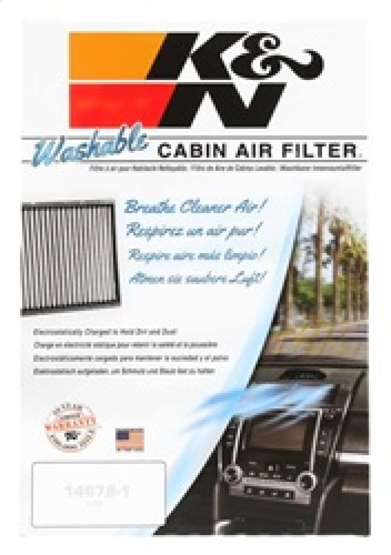 K&N 99-02 GM/Chevy 1500/2500 Cabin Air Filter-Cabin Air Filters-Grocery Getter Performance