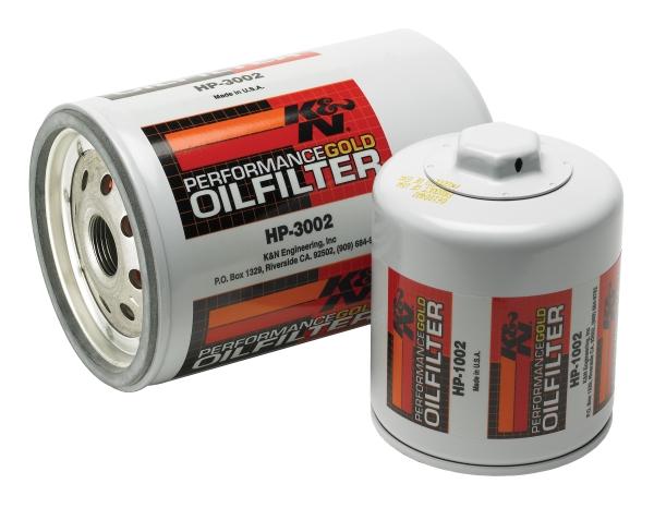 K&N Buick / Chevrolet / Oldsmobile Performance Gold Oil Filter-Oil Filters-Grocery Getter Performance