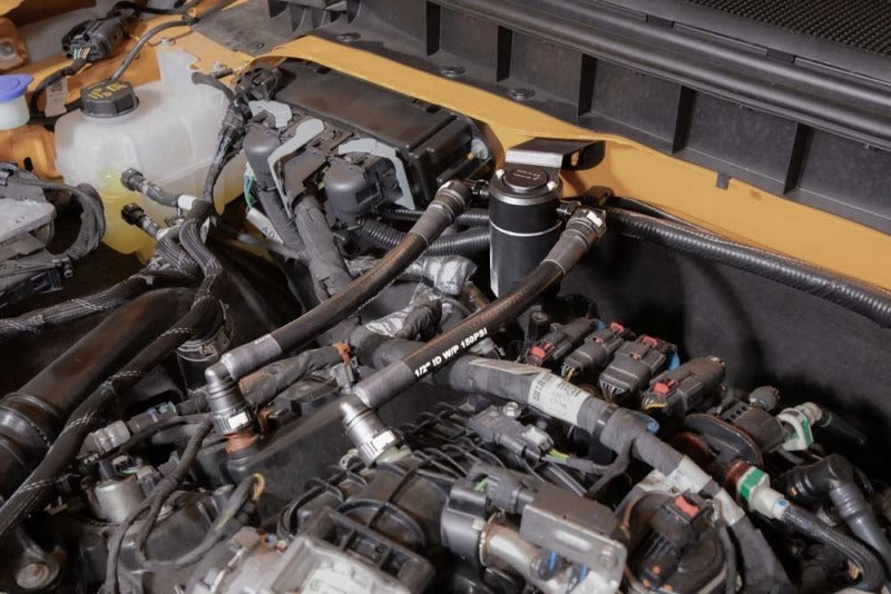 K&N Catch Can Oil Separator Ford Bronco 2.7L 21-22-Oil Separators-Grocery Getter Performance