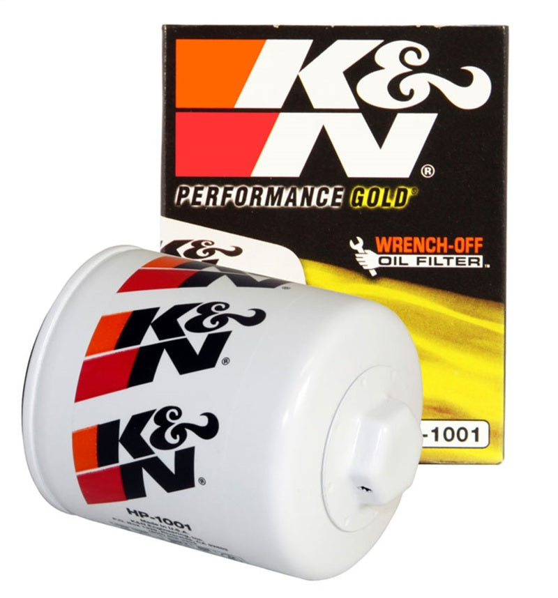 K&N Chevy / Pontiac / GMC / Buick Performance Gold Oil Filter-Oil Filters-Grocery Getter Performance