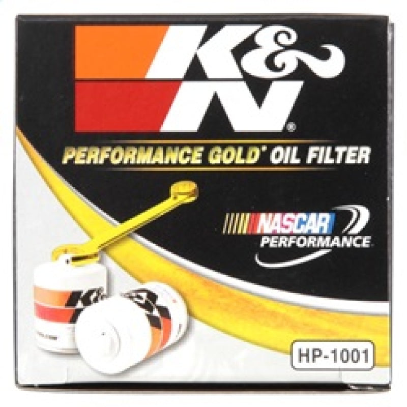 K&N Chevy / Pontiac / GMC / Buick Performance Gold Oil Filter-Oil Filters-Grocery Getter Performance