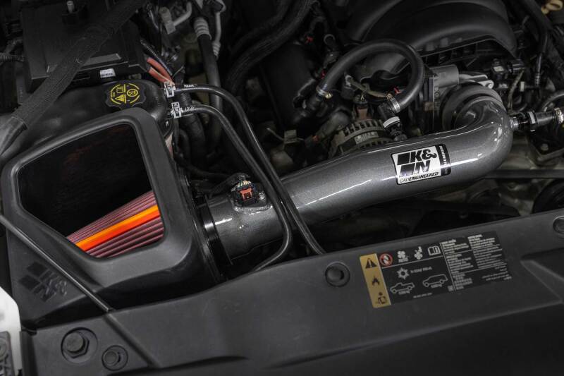 K&N Chevy/GMC 1500 V8 5.3L/6.2L NextGen Aluminum Cold Air Intake-Cold Air Intakes-Grocery Getter Performance
