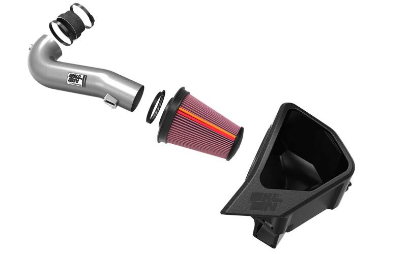 K&N Chevy/GMC 1500 V8 6.2L NextGen Aluminum Cold Air Intake-Cold Air Intakes-Grocery Getter Performance