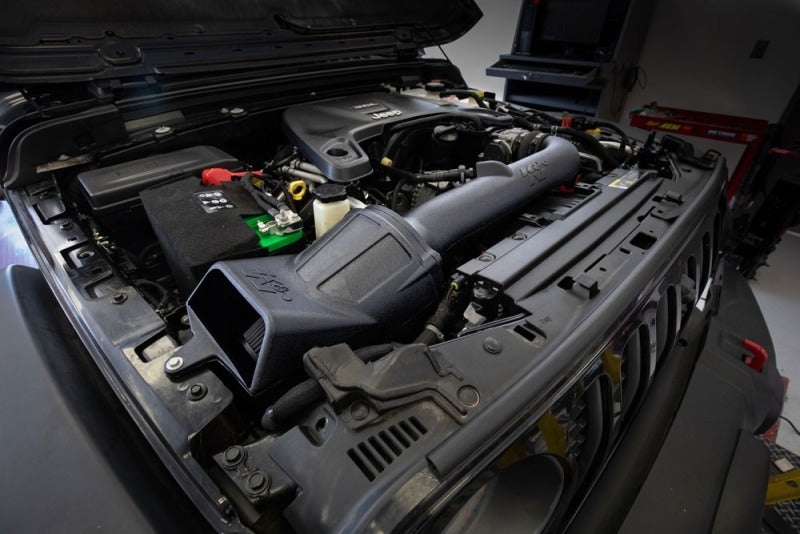 K&N Dryflow Air Intake System Jeep Wrangler Jl V6-3.6L F/I 18-23-Cold Air Intakes-Grocery Getter Performance