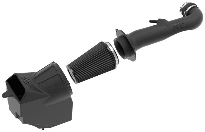 K&N Dryflow Air Intake System Jeep Wrangler Jl V6-3.6L F/I 18-23-Cold Air Intakes-Grocery Getter Performance