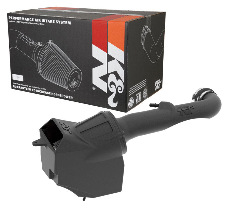 K&N Dryflow Air Intake System Jeep Wrangler Jl V6-3.6L F/I 18-23-Cold Air Intakes-Grocery Getter Performance