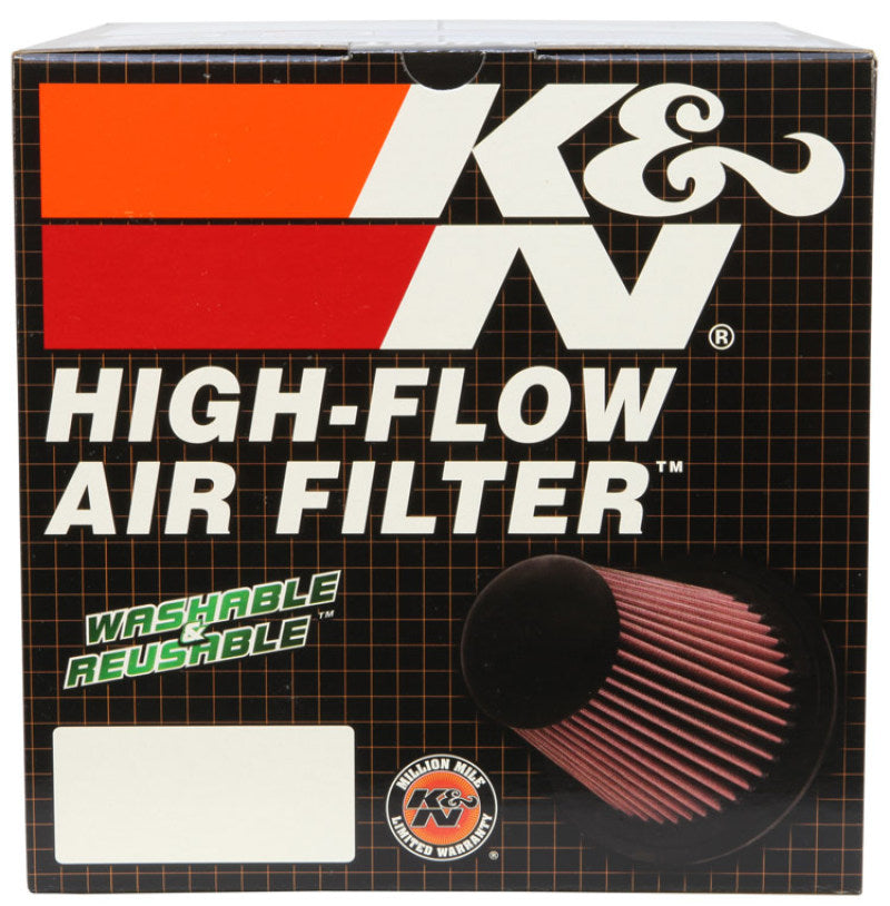 K&N Filter Universal Air Filter Carbon Fiber Top With 6in Flange x 7.5in Base x 6in H-Air Filters - Universal Fit-Grocery Getter Performance