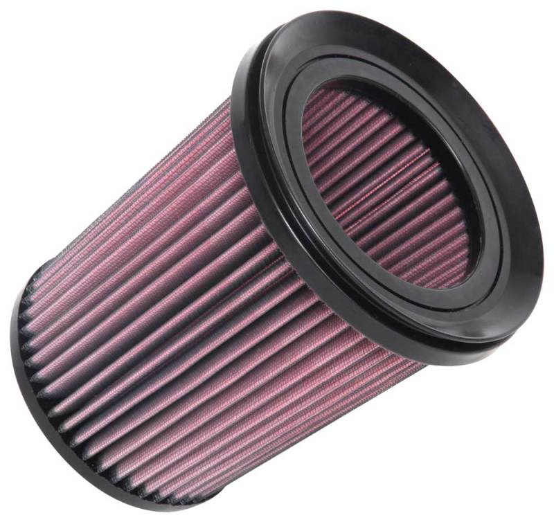 K&N Filter Universal Rubber Filter 4in Flg 6 17/32in OD 8 21/32in H-Air Filters - Universal Fit-Grocery Getter Performance