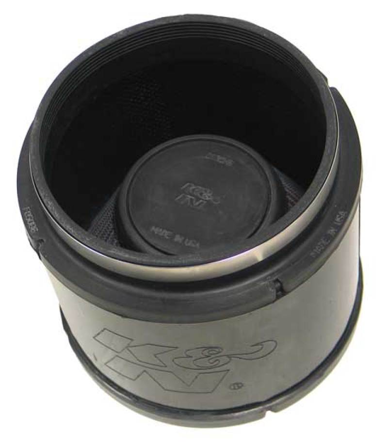K&N Filter Universal Rubber Filter 5.375in Flange ID x 6.75in OD x 5.125in H-Air Filters - Universal Fit-Grocery Getter Performance