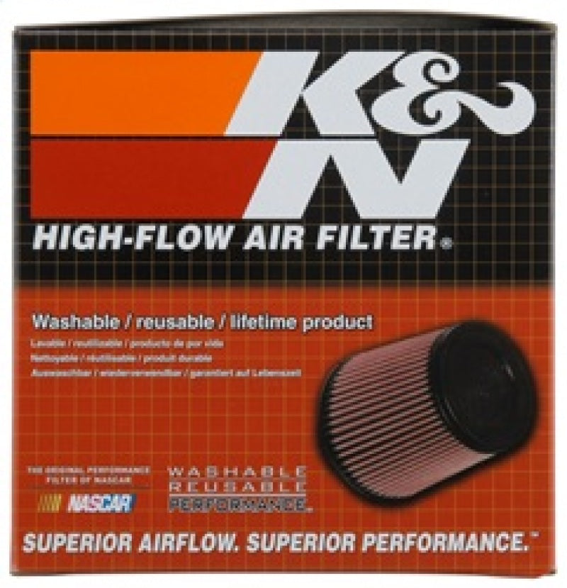 K&N Filter Universal X Stream Clamp-On 5in Flange 6.5in Base 4 1/2in Top 4 1/8in Height-Air Filters - Universal Fit-Grocery Getter Performance