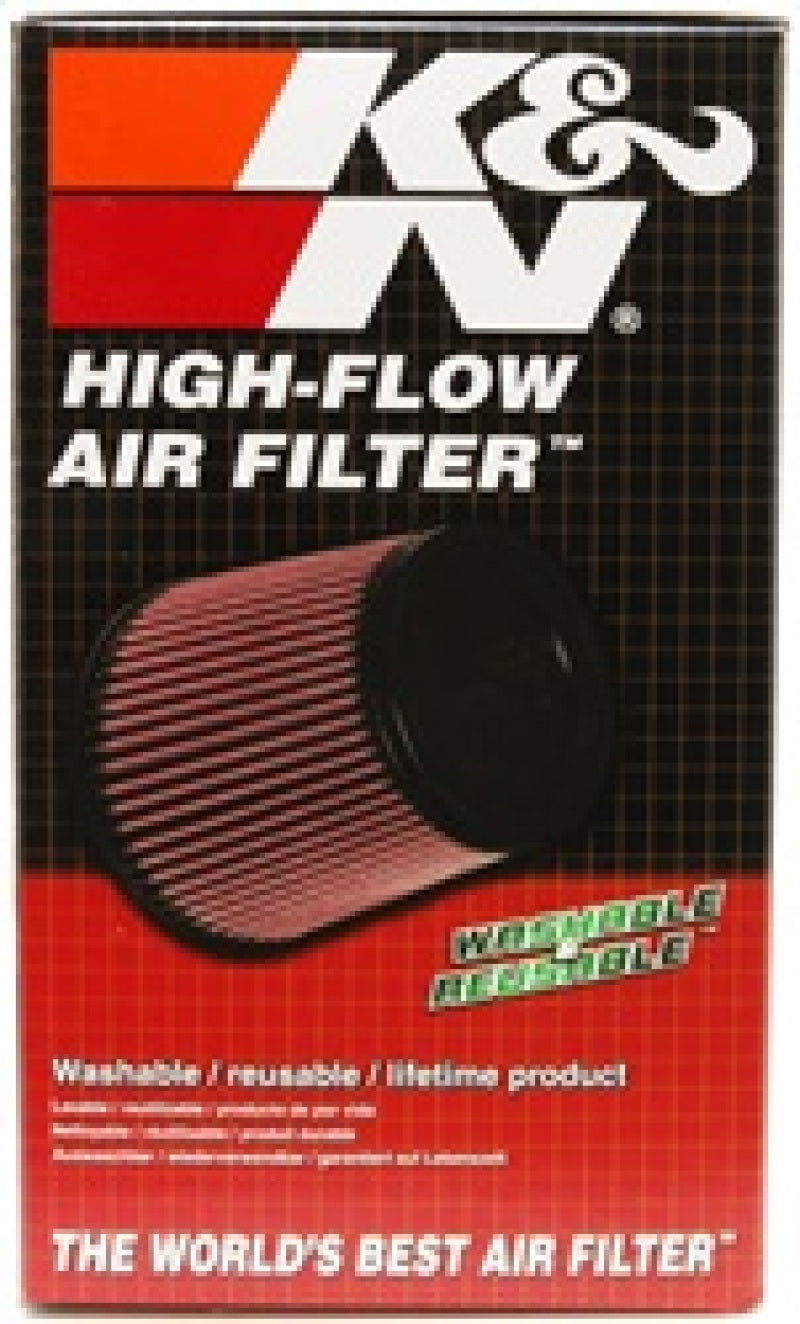 K&N Filter Universal X Stream Clamp-On Round Straight 3in Flange ID / 5in OD / 7in Height-Air Filters - Universal Fit-Grocery Getter Performance