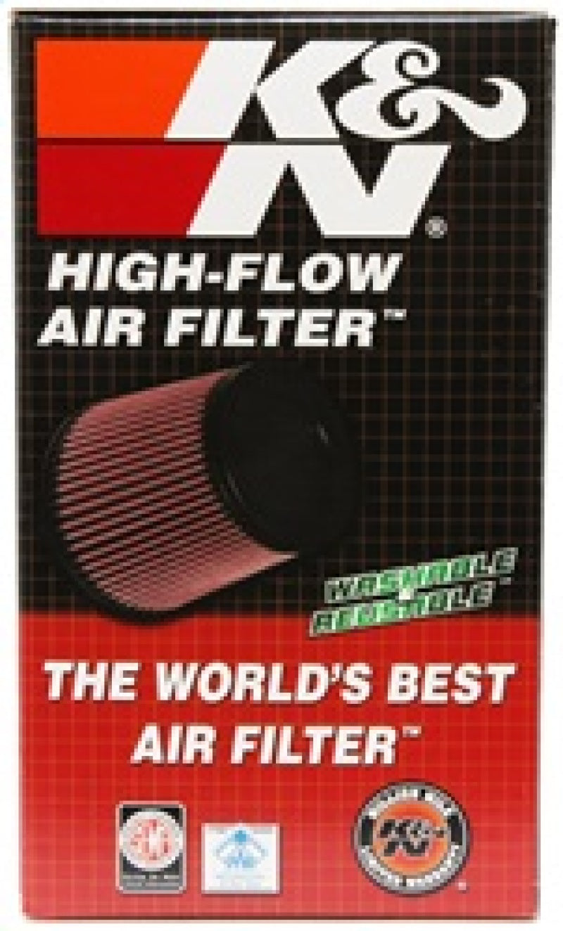 K&N Filter Universal X-Stream Clamp-On Round Tprd 2.5in Flng ID x 6in Base OD x 5in Top OD x 6.5in H-Air Filters - Universal Fit-Grocery Getter Performance