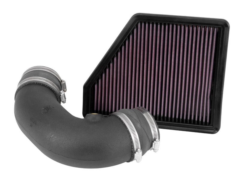 K&N FIPK 10-14 Chevy Camaro V6 3.6L Performance Intake Kit-Cold Air Intakes-Grocery Getter Performance