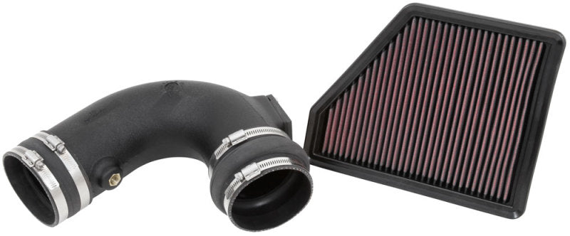 K&N FIPK 10-14 Chevy Camaro V8 6.2L Performance Intake Kit-Cold Air Intakes-Grocery Getter Performance