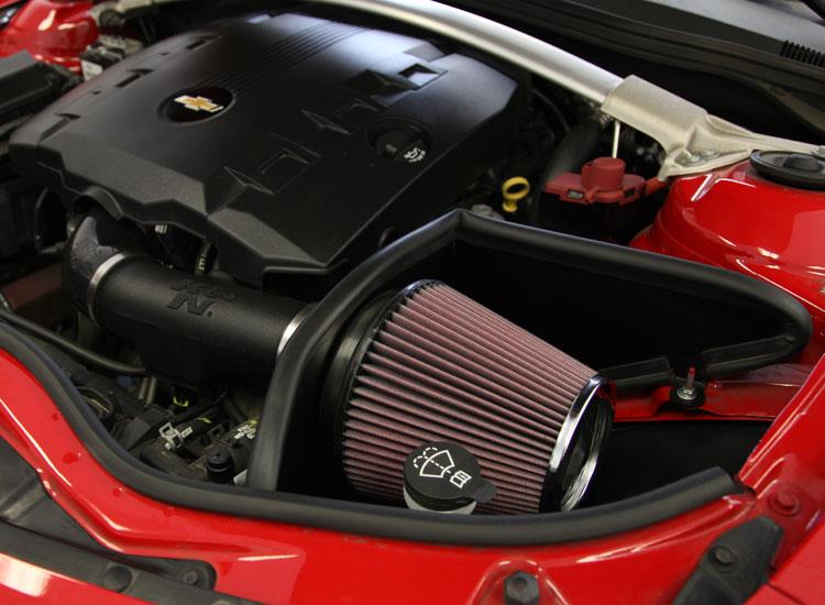 K&N FIPK 11-15 Chevy Camaro V6 3.6L Performance Intake Kit-Cold Air Intakes-Grocery Getter Performance