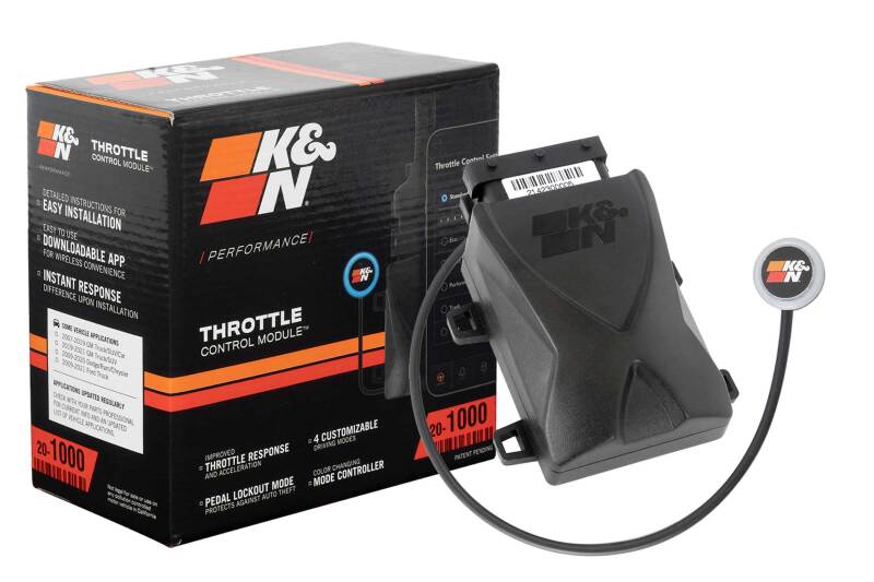 K&N Ford/GM/Dodge Throttle Control Module-Throttle Controllers-Grocery Getter Performance