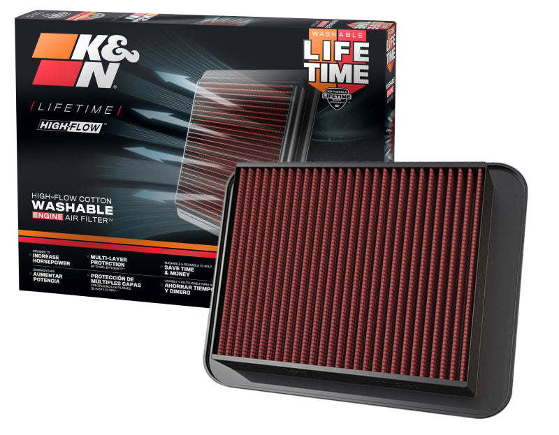 K&N IS300 Drop In Air Filter-Air Filters - Drop In-Grocery Getter Performance
