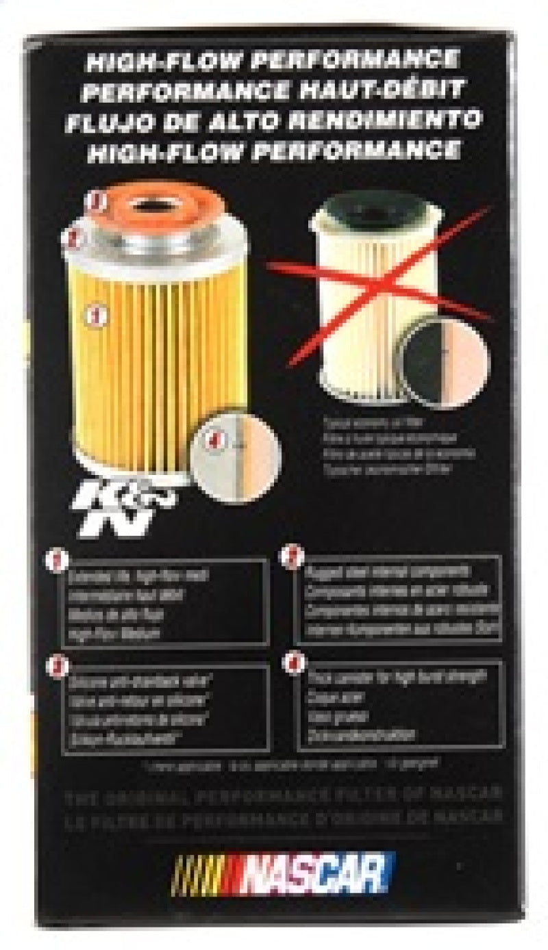 K&N Oil Filter OIL FILTER; AUTOMOTIVE-Oil Filters-Grocery Getter Performance