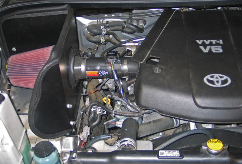 K&N Performance Intake Kit AirCharger; TOYOTA TUNDRA, 4.0L-V6, 2007-08-Cold Air Intakes-Grocery Getter Performance