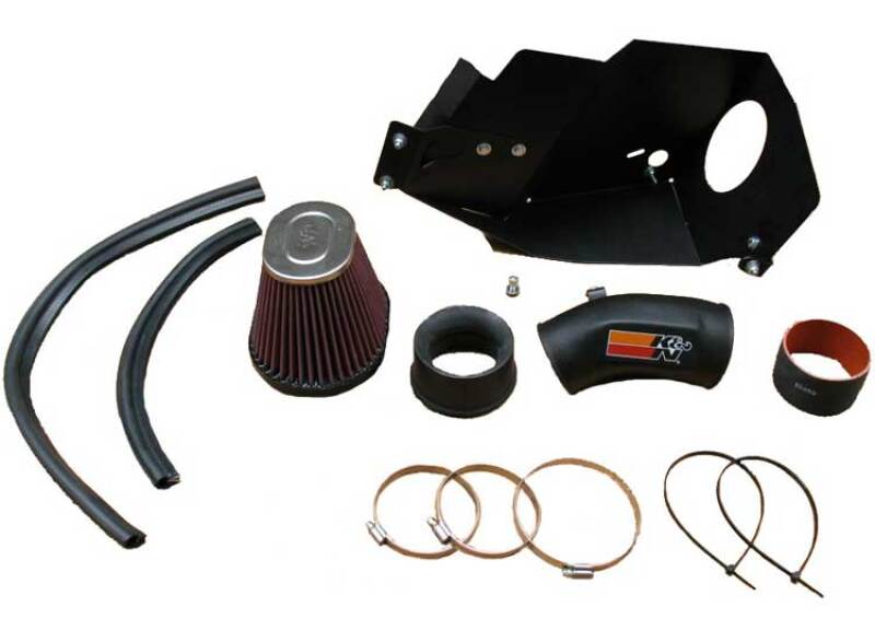 K&N Performance Intake Kit BMW 325I, 2.5L, L6, 24V, 192BHP, 1991-1995-Cold Air Intakes-Grocery Getter Performance