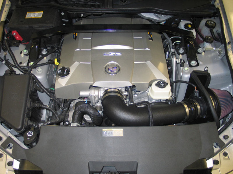 K&N Performance Intake Kit FIPK; 06-07 Cadillac CTS-V 6.0L V8-Cold Air Intakes-Grocery Getter Performance