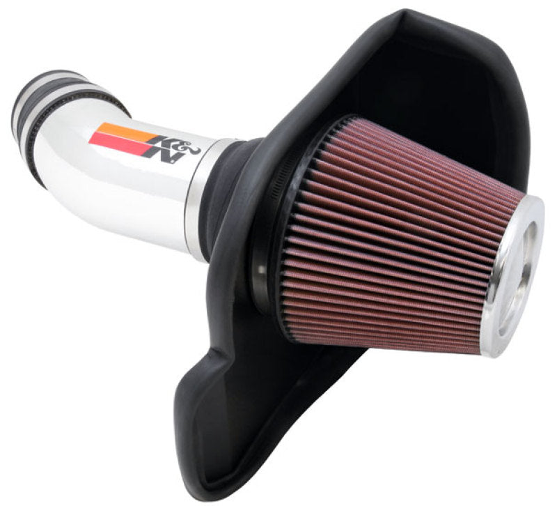 K&N Performance Intake Kit TYPHOON; 11 Dodge Challenger 6.4L V8-Cold Air Intakes-Grocery Getter Performance