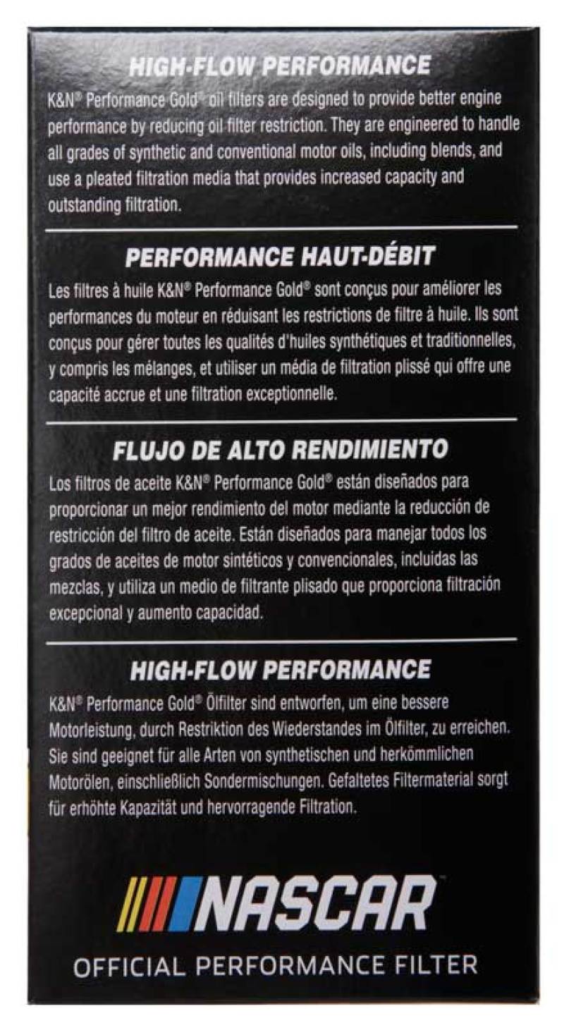 K&N Performance Oil Filter for 03-14 Volkswagen Jetta-Oil Filters-Grocery Getter Performance