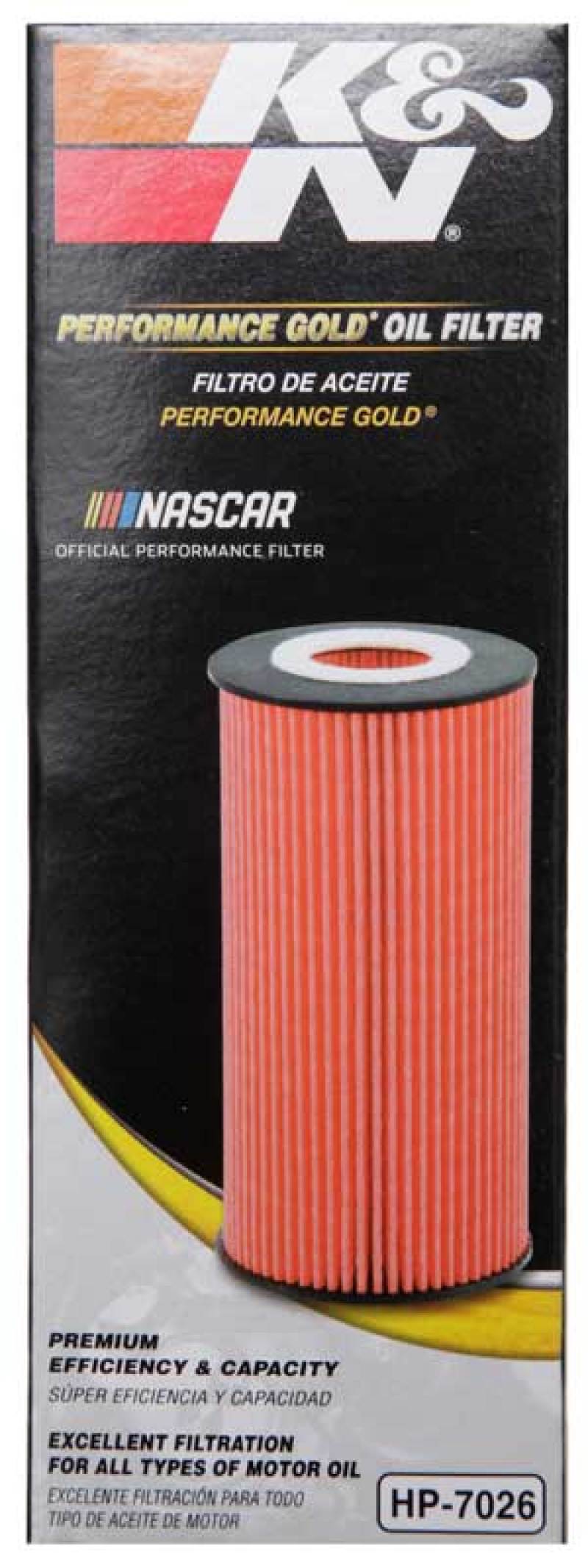 K&N Performance Oil Filter for 14-17 Dodge Durango 3.6L / 14-17 Jeep Grand Cherokee 3.6L-Oil Filters-Grocery Getter Performance