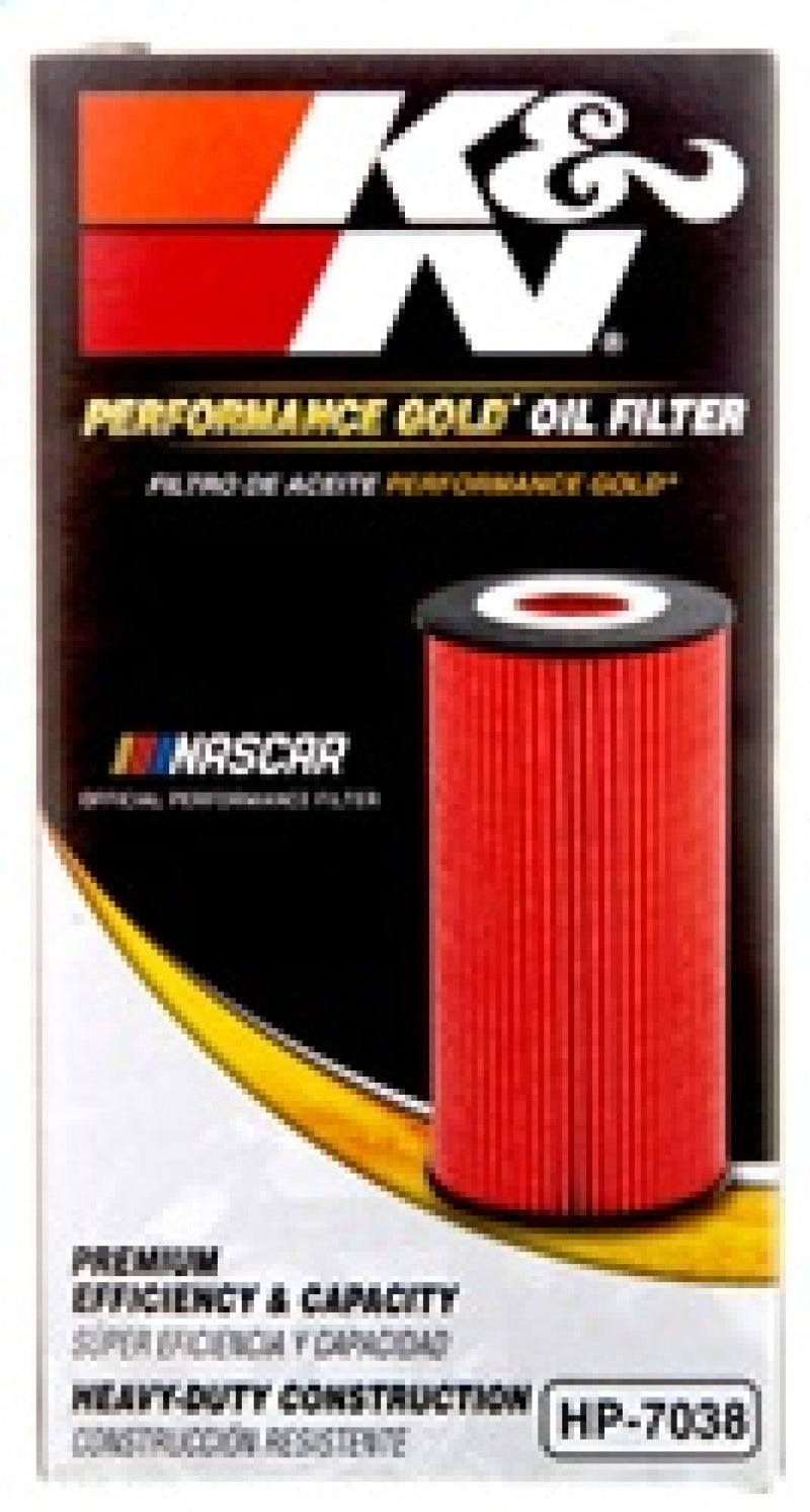 K&N Performance Oil Filter for 2019 Audi A3 2.0L-Oil Filters-Grocery Getter Performance