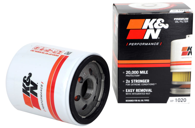 K&N Premium Wrench-Off Oil Filter-Oil Filters-Grocery Getter Performance